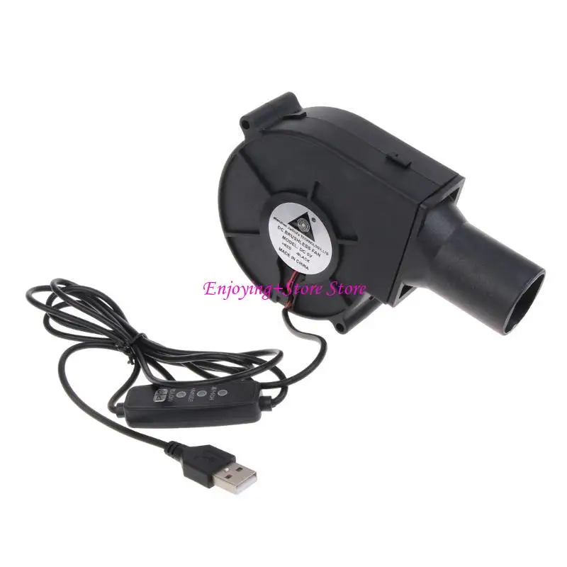 G6DA BBQ Fan Starter Electric Plower Starter للتخييم Cooking 3600R Air Blower DC5V