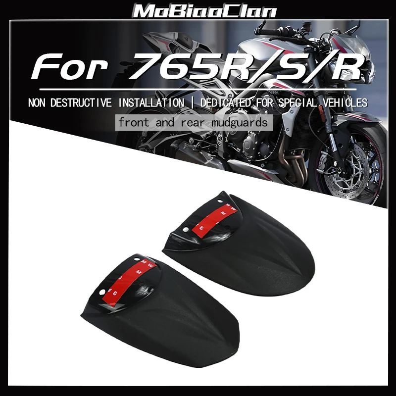 

For Street Triple 765R 765S 765RS Motorcycle Front mudguard Extender Mudguard Rear Fender Accessory