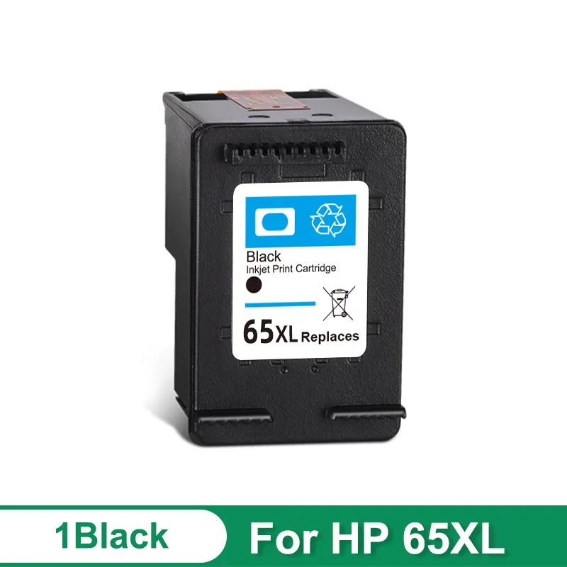 Hicor Remanufactured  Ink Cartridge 65XL 65 XL N9K04AN for HP Envy 5055 5052 5058 DeskJet 3755 2655 3720 3721 3722 3723 3752