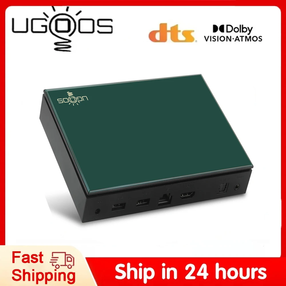 Ugoos SK1 Lite Smart TV Box Android 14 Amlogic S928X-K 4GB 64GB Wifi6 Bluetooth 5.2 1000M Set Top Box Dolby Audio DTS TV Box — 2