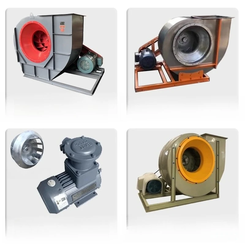 4-72 centrifugal fan industrial 380v dust removal ventilation fan explosion-proof high power high temperature resistant