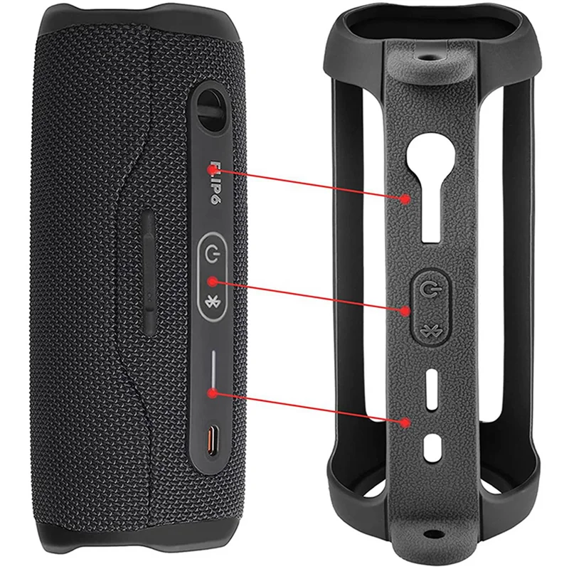 

【Buy It-Now!】10X For Flip 6 Case Cover Audio Storage Bag With Shoulder Strap Carabiner Travel Carrying Protective Storage Ba