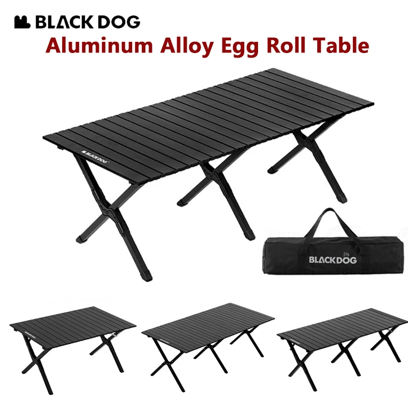 

Naturehike BLACKDOG Egg Roll Table Aluminium Alloy Thicken Outdoor Camping supplies Picnic Portable Detachable Dining Tourist