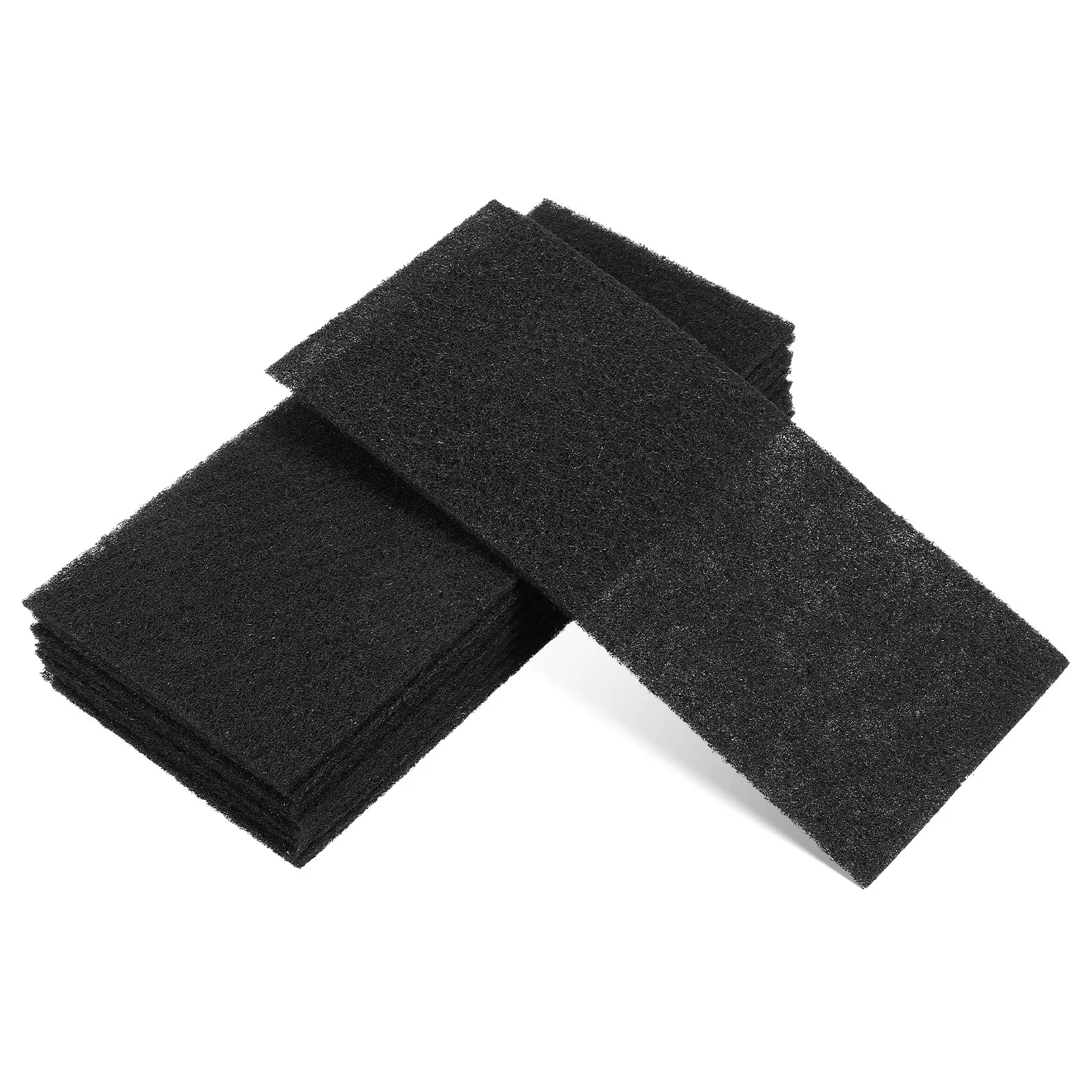 10Sheets Air Vent Filter Cloth Tear Resistant Reusable Charcoal Filter Screen for Home Air Conditioner Range Hood Furnace