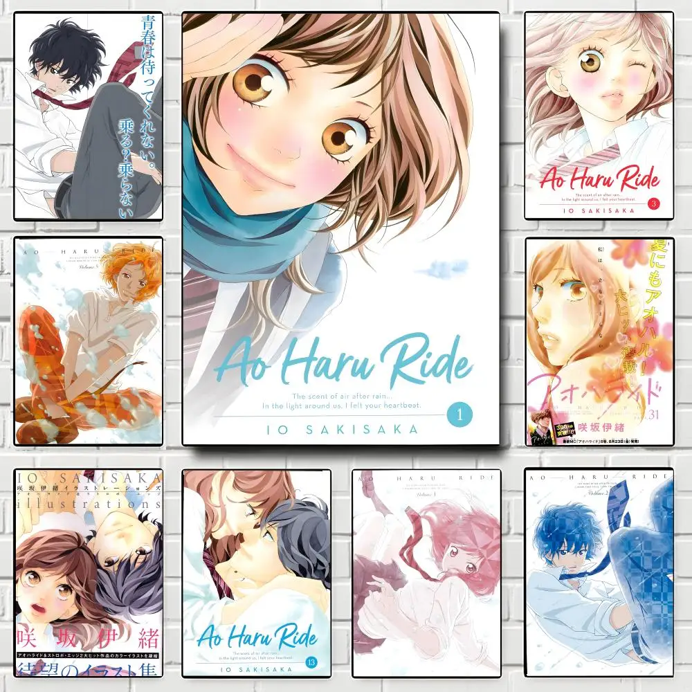 Anime Ao Haru Ride Poster  Poster Print Wall Art Pictures Canvas Painting Living Room Bedroom Home Decor