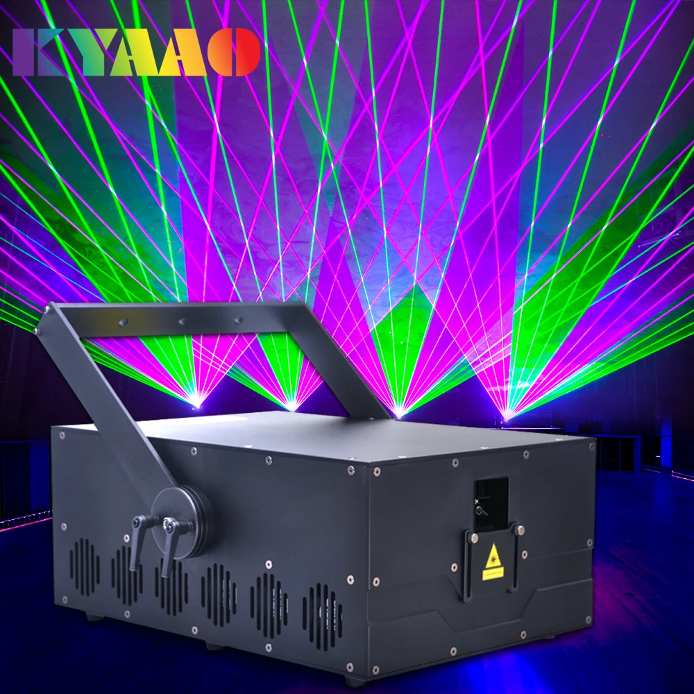 2024 40KPPS Outdoor 32W Holiday Event Laser with Flightcase Night Club Professional Stage Lighting Equipment Concert Projector