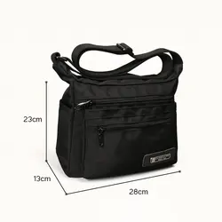 Bolso de hombro a la moda para hombre, bandolera impermeable de tela Oxford para ocio, informal, de viaje, novedad de 2023