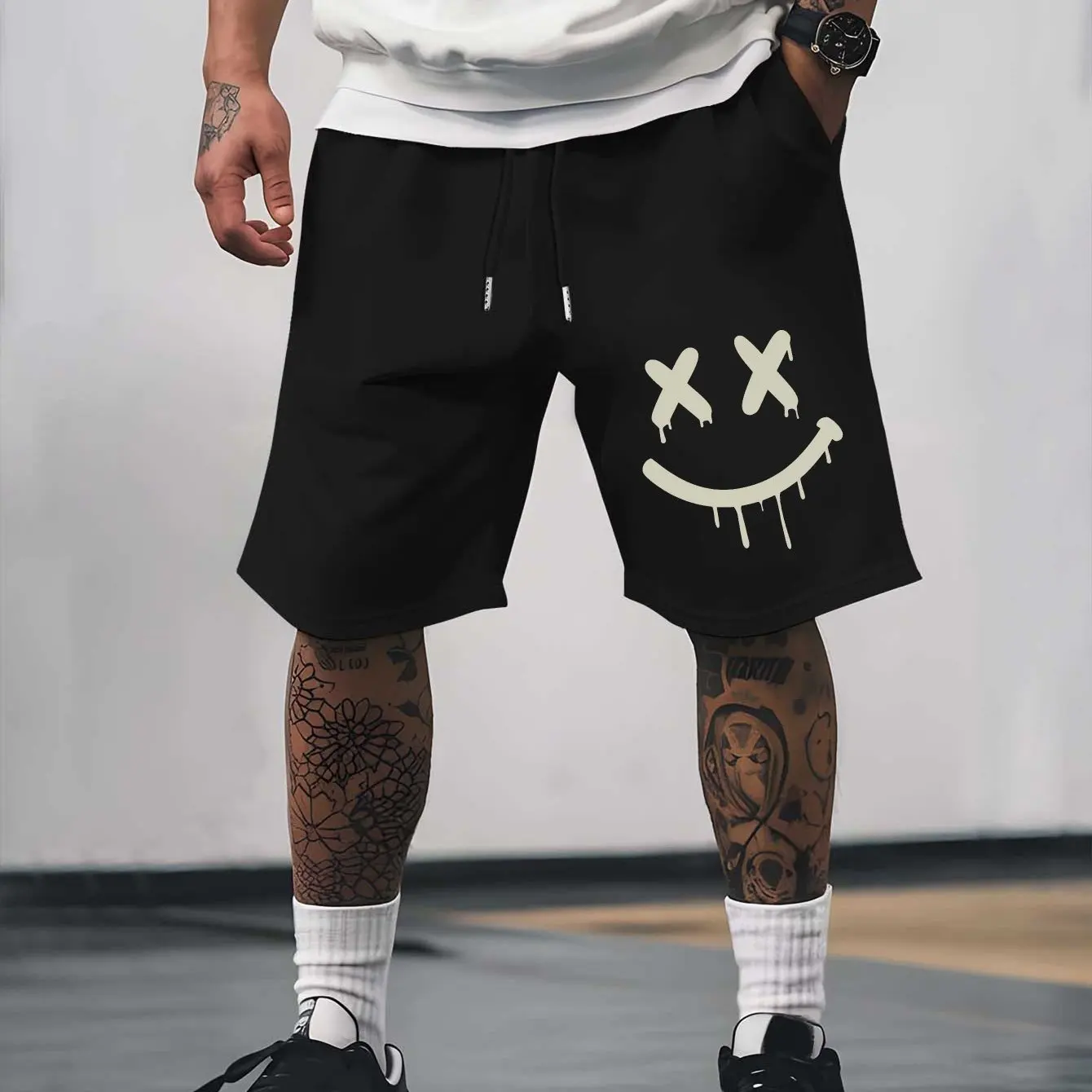 

Summer Men's Casual Print Shorts Breathable Skin-friendly Fabric Stylish Versatile Suitable for Sports and Everyday Wear