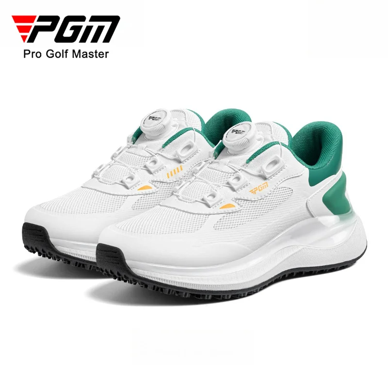 PGM Children's Golf Shoes Teenagers High Elasticity Cushioning Breathable Boys Girls Knob Shoelaces Sports ShoesXZ469