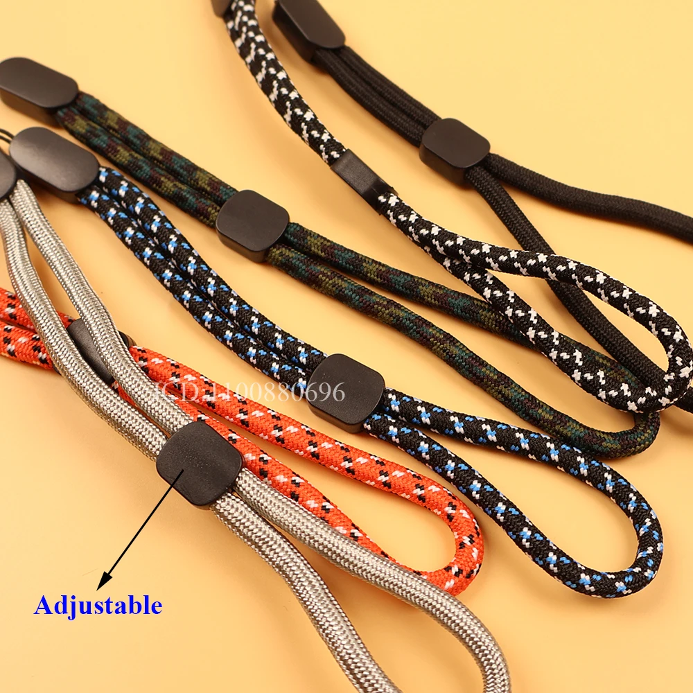 길고 짧은 브레이드 휴대폰 랜야드 목걸이 손목 스트랩, 아이폰 화웨이 레드미 샤오미 삼성 카메라 고프로 스트링 홀더, 1 개