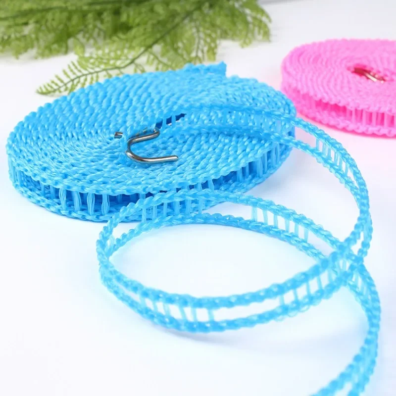 3/5/10M Portable Anti-Skid Windproof Fence-Type Clothesline Drying Quilt Rope Outdoor Travel Clothesline
