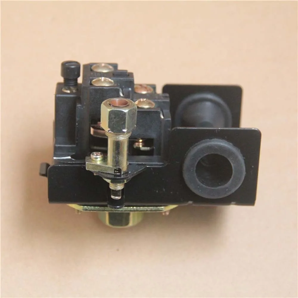 

Реле давления с ручным управлением 90-120 PSI, 220В, 1 порт, горизонтальный регулирующий клапан, запасные части, контроллер давления воздуха 5-8 бар