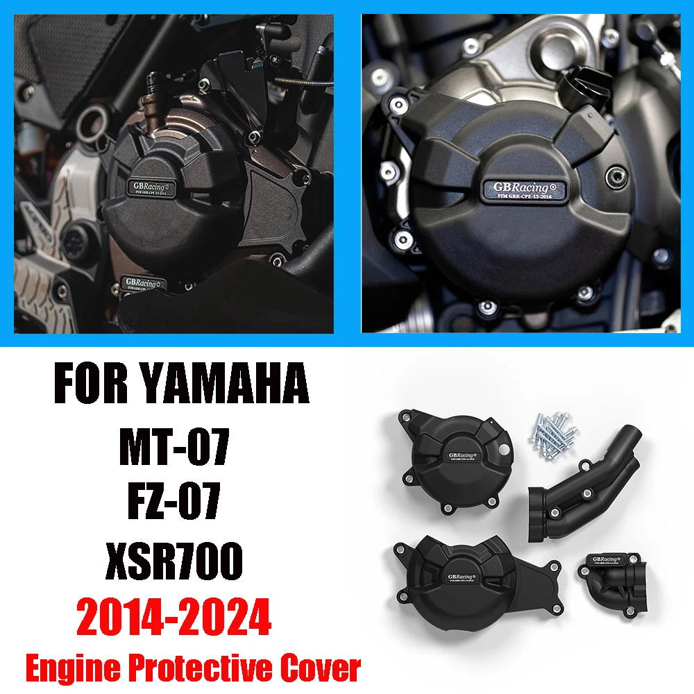 

Engine Protective Cover For YAMAHA MT07 FZ07 SXR700 2014-2023 MT-07 TRACER 2014-2023 Tenere 700 2019 2020 2021 2022 2023