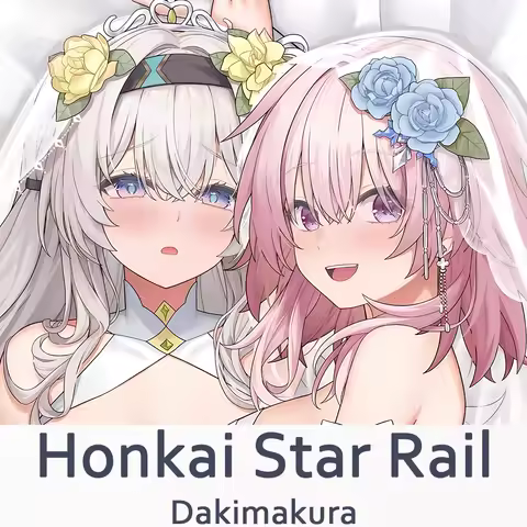 Honkai Star Rail March 7th Firefly Dakimakura 2WAY Hugging Body Pillow Case Anime Otaku Pillow Cushion Cover Xmas Gifts