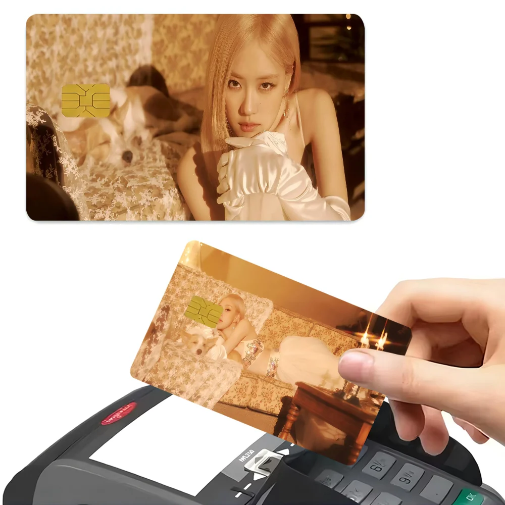 ROSéGame Film Cover Sticker Case For Small Chip Credit Debit Card Front Side