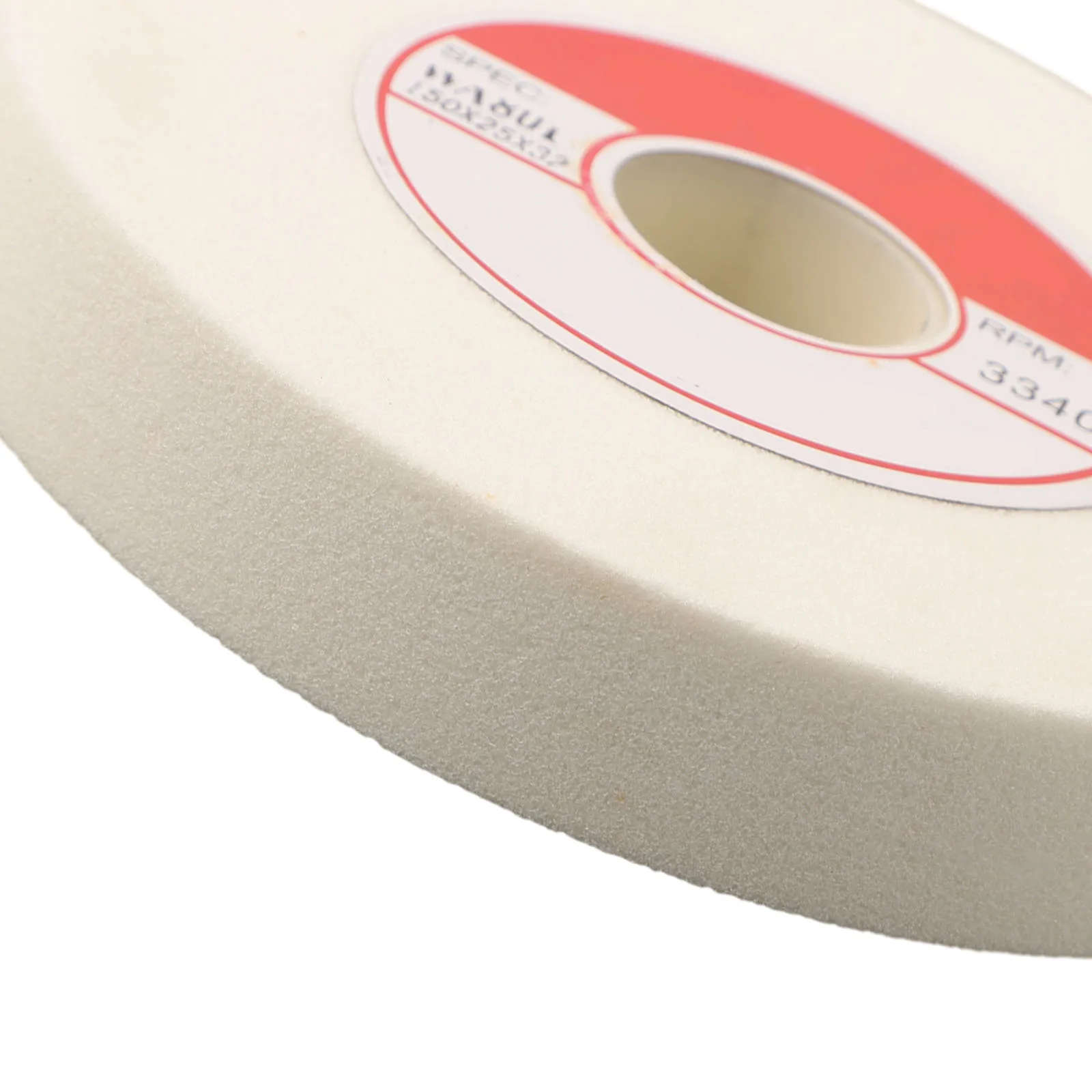 

150mm Abrasive Flat Grinding Wheel Chrome Corundum 80 Grit Designed for Internal and Tool Grinding Applications