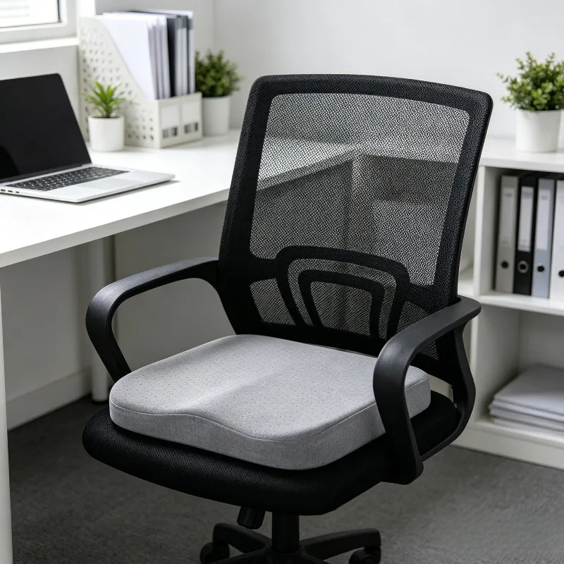 1pc Slow Rebound Memory Foam Seat Cushion Office Chair Car Seat Pad Buttock Cushion for Home Office Driving