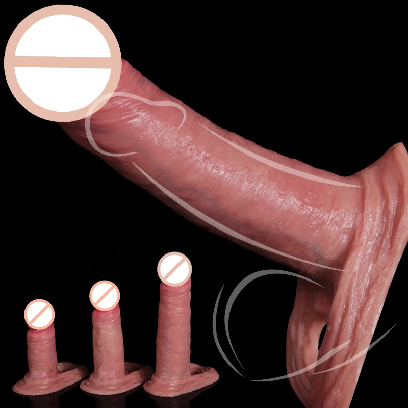 Reutilizável Manga Realista do Pénis Capa de Pau Macia Estendida Silicone Vibrador Real Ejaculação Tardia do falo Galo Produto Sexual para Homens