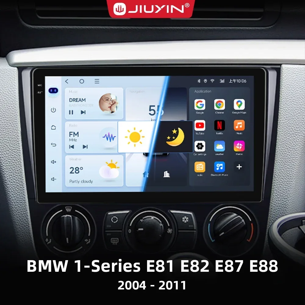Autoradio Multimediale Android 13 IPS In Cell per BMW Serie 1 E87 E81 E82 E88 2004 - 2011 4G GPS Lettore Video Navigazione Carplay DSP