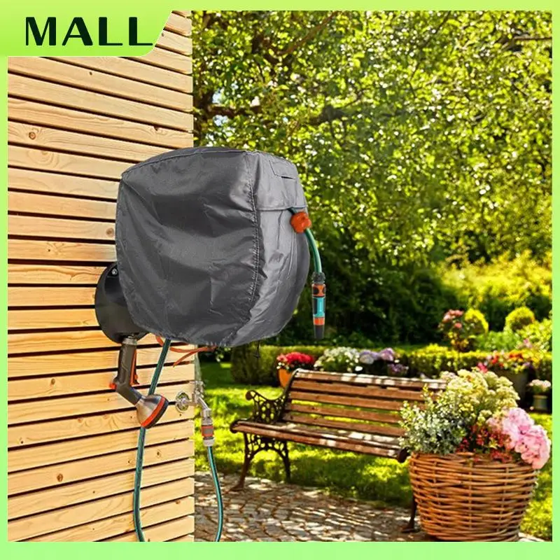 

MALL Square Hose Turntable Cover Wall-Mounted Retractable Hose Reel Cover Waterproof And Sunscreen 420D Durable Easy To Use