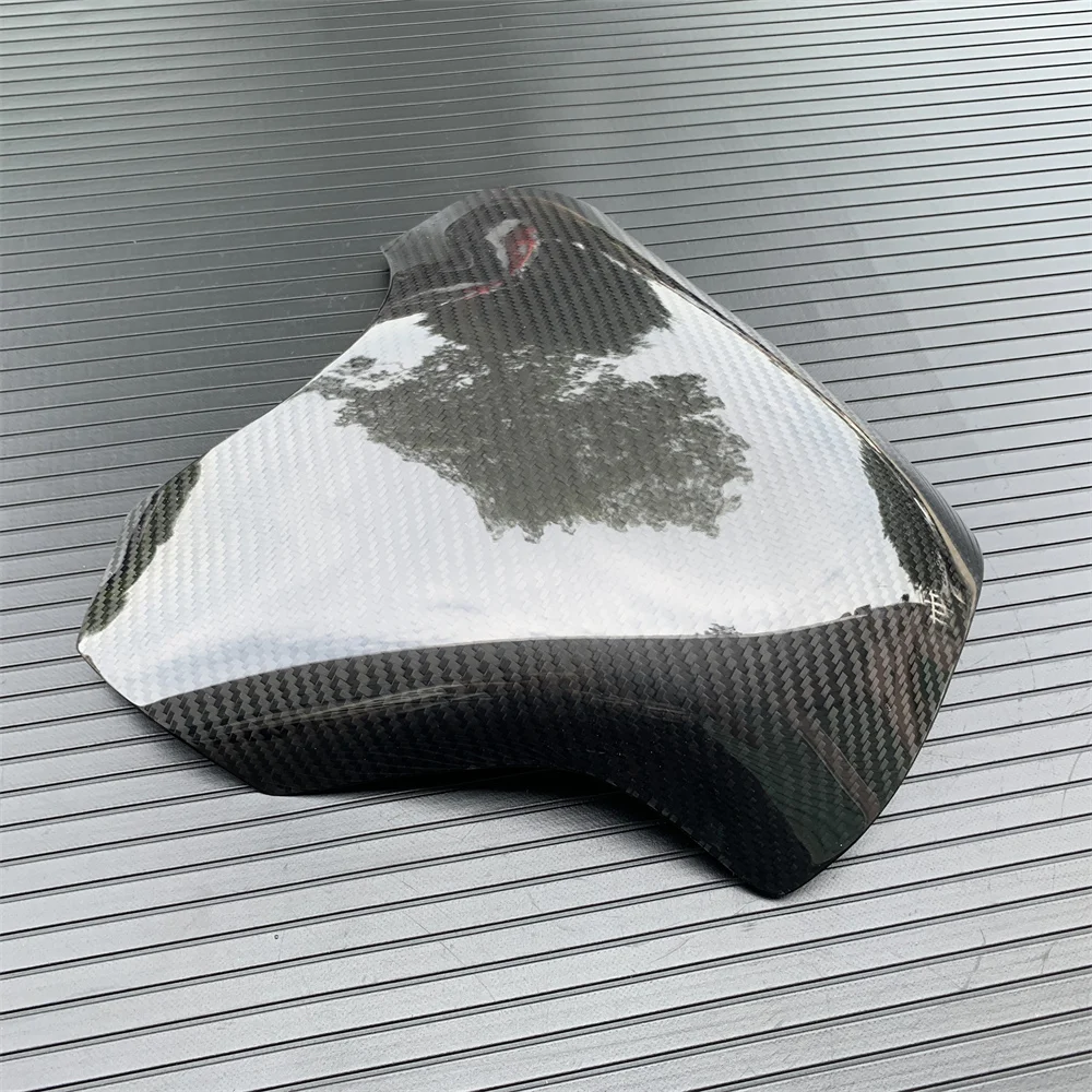 Real Carbon Fiber Motorcycle Fuel Gas Tank Cover Protector For Yamaha YZF R1 2009 2010 2011 2012 2013