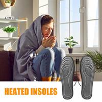 USB Heated Shoe Insoles Winter Warmer Electric Foot Warming Pad Feet Warmer Sock Pad Mat Winter Outdoor Sports Heating Insoles