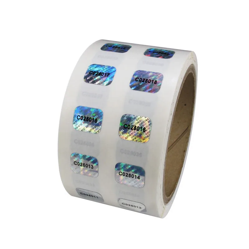 Stiker hologram keamanan 3d perekat tahan air stiker label hologram timbul laser sesuai pesanan 3d