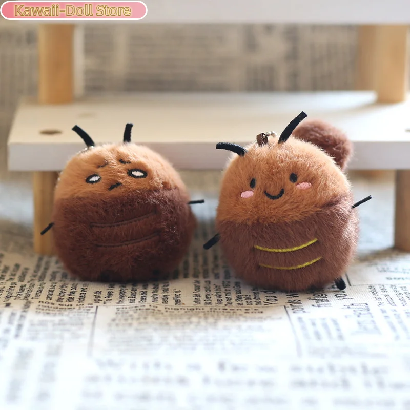 Cartoon schattige kakkerlak pluche pop speelgoed hanger rugzak ophangingen decoratie geschenken