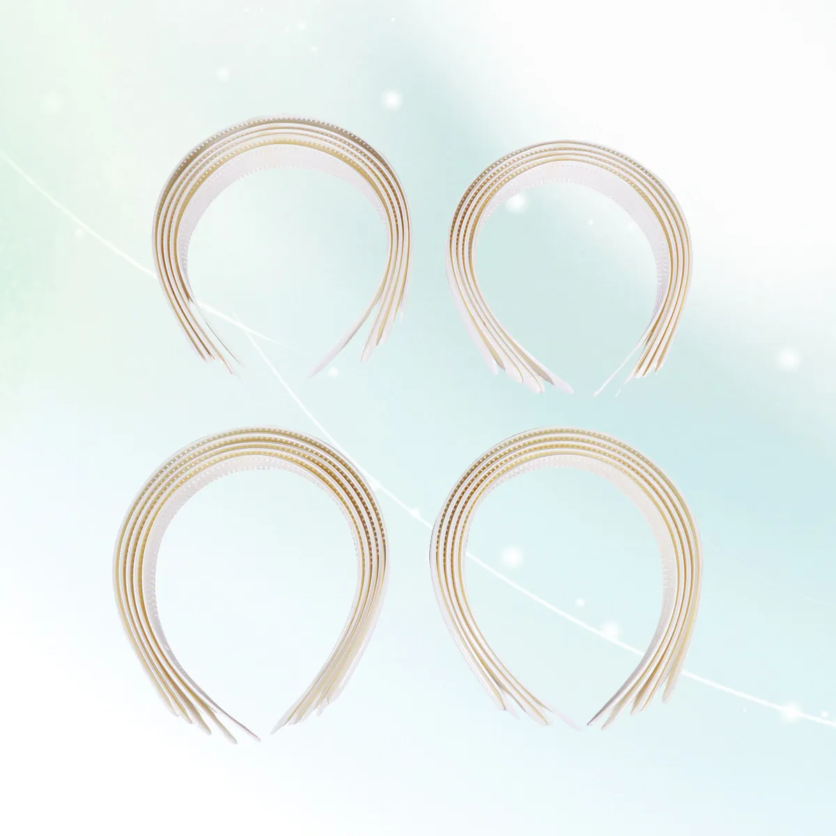 20Pcs Pure White Wide Headband for Women Girls Elegant Hair Hoop Keeps Hairstyle Intact Gentle on Hair Perfect for Face Wash