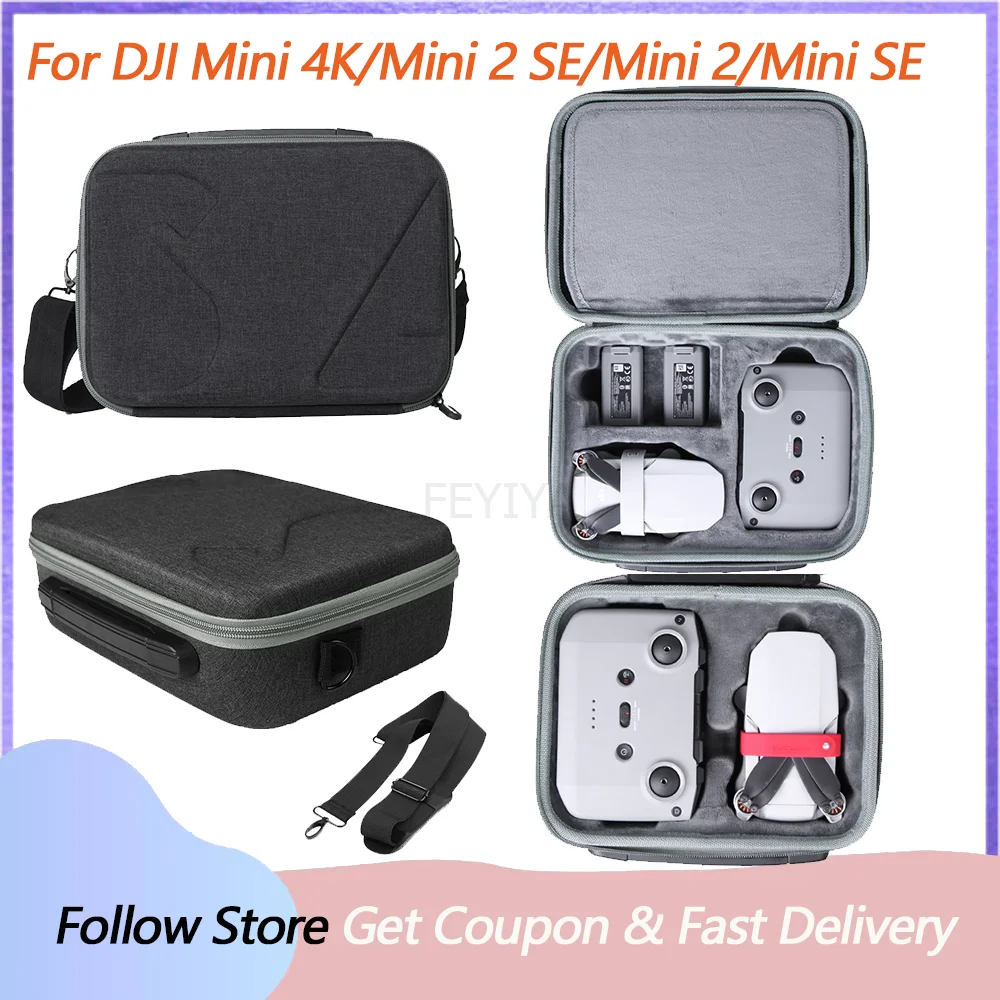 حقيبة التخزين ل DJI Mini 4K صندوق محمول التحكم في الجسم حقيبة حمل الكتف ل DJI Mini 2 SE/Mini 2/Mini SE ملحقات طائرة بدون طيار