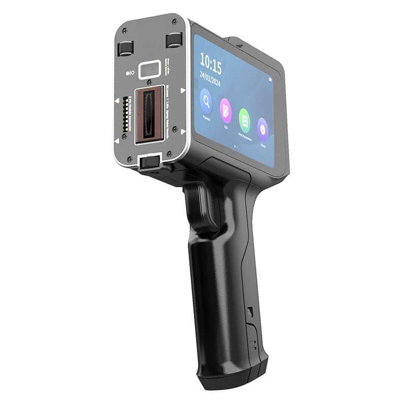 High Resolution 1 Inch Handheld Inkjet Printer for Batch Number and Expiry Date Printing