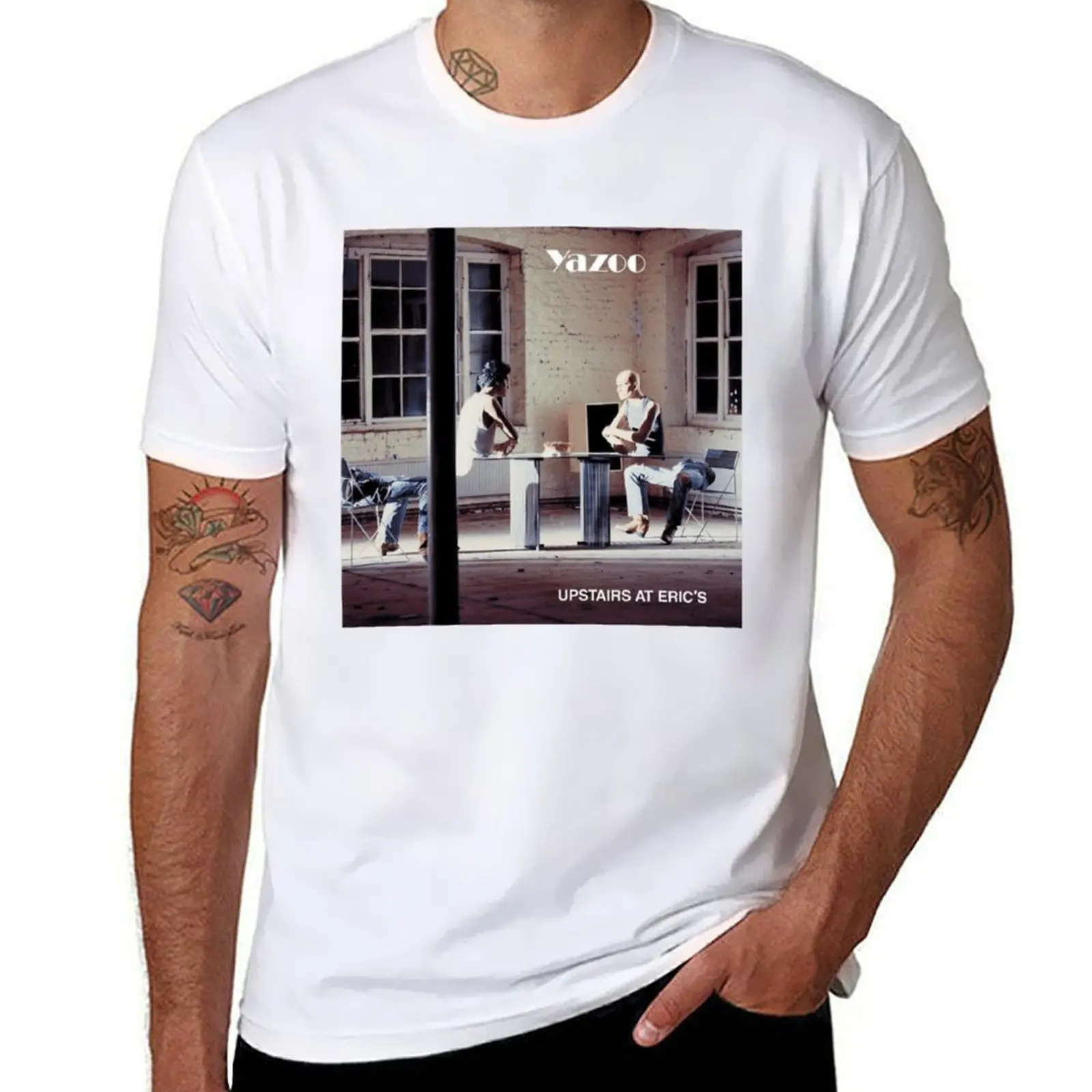 

Yazoo Upstairs at T-Shirt anime tshirt t shirts for man slim fit mens graphic t shirts T-Shirt