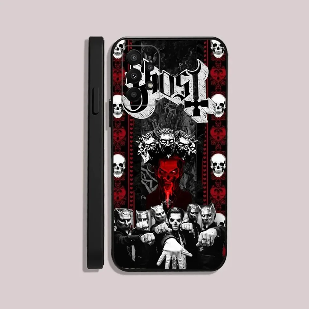 Ghost Heavy Metal Band  Phone Case For Samsung S24,23,22,30,21,10,9,Ultra,Plus,Lite,FE,5G Black Soft Case