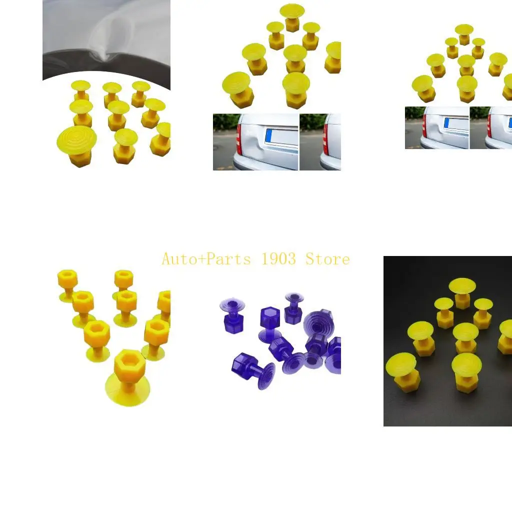 

E21C 9pcs Damage Removal Tool Car Body Dent Remover Car Maintenance Tool