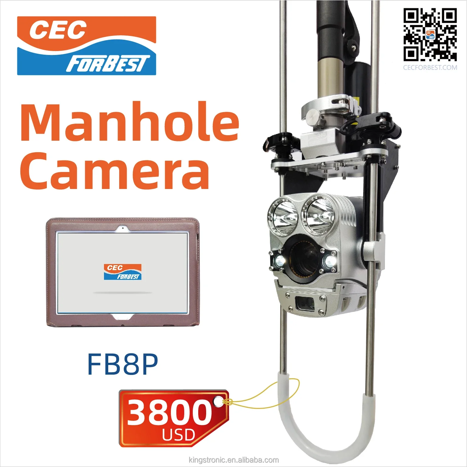 sewer inspection pole camera wireless manhole pole camera manhole inspection camera