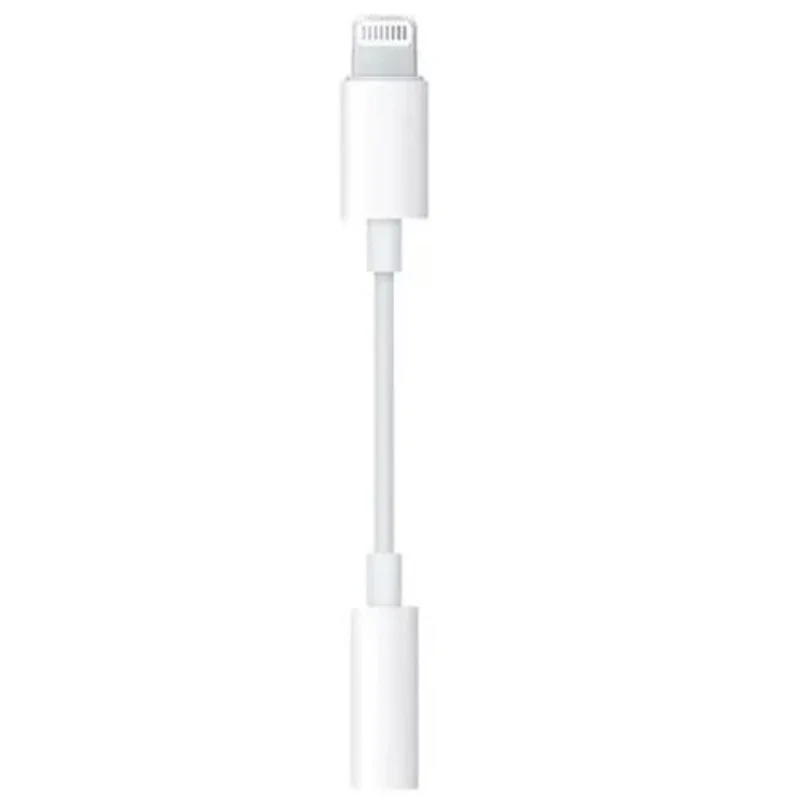 Adaptador de áudio P2 Lightning 3,5 mm para Fone de Ouvido Apple