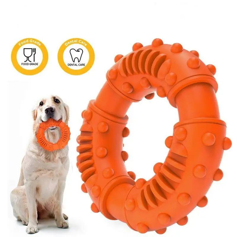 

1pc Ultra-Tough Aggressive Chewer Dog Toy - Soothes Teething Pains, Ideal for Training, Promotes Exercise and Fun - Generous Lar