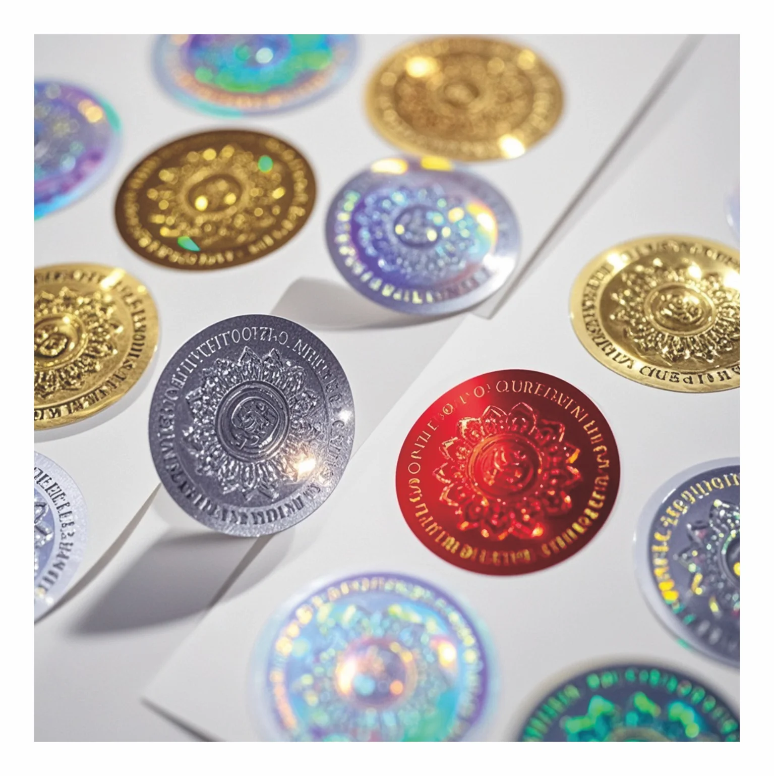 

Brand New Brand Logo Security Label Holographic Label Customization For Wholesales