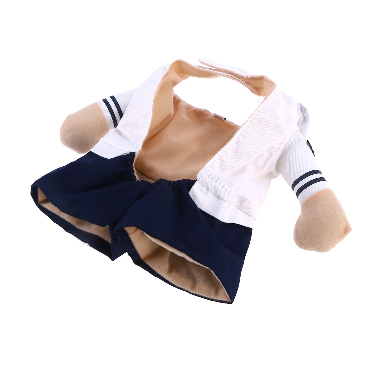 

Pet Dog Navy Sailor Costume Xl Christmas Holiday Small Dogs Adjustable Hook Loop Closure Costume Suit Apparel Pet Clothes