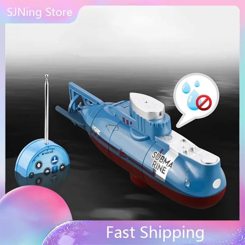 Mini RC Submarine High Speed Waterproof Simulation Floating Model Electric Remote Control Boat Gifts Toys for boys