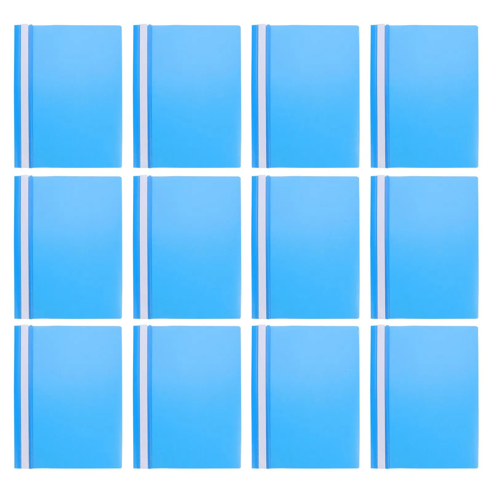 

15 Pcs PP Document Folder A4 File Organizer Office Binder Project Folder Desktop Case Home School Travel Storage