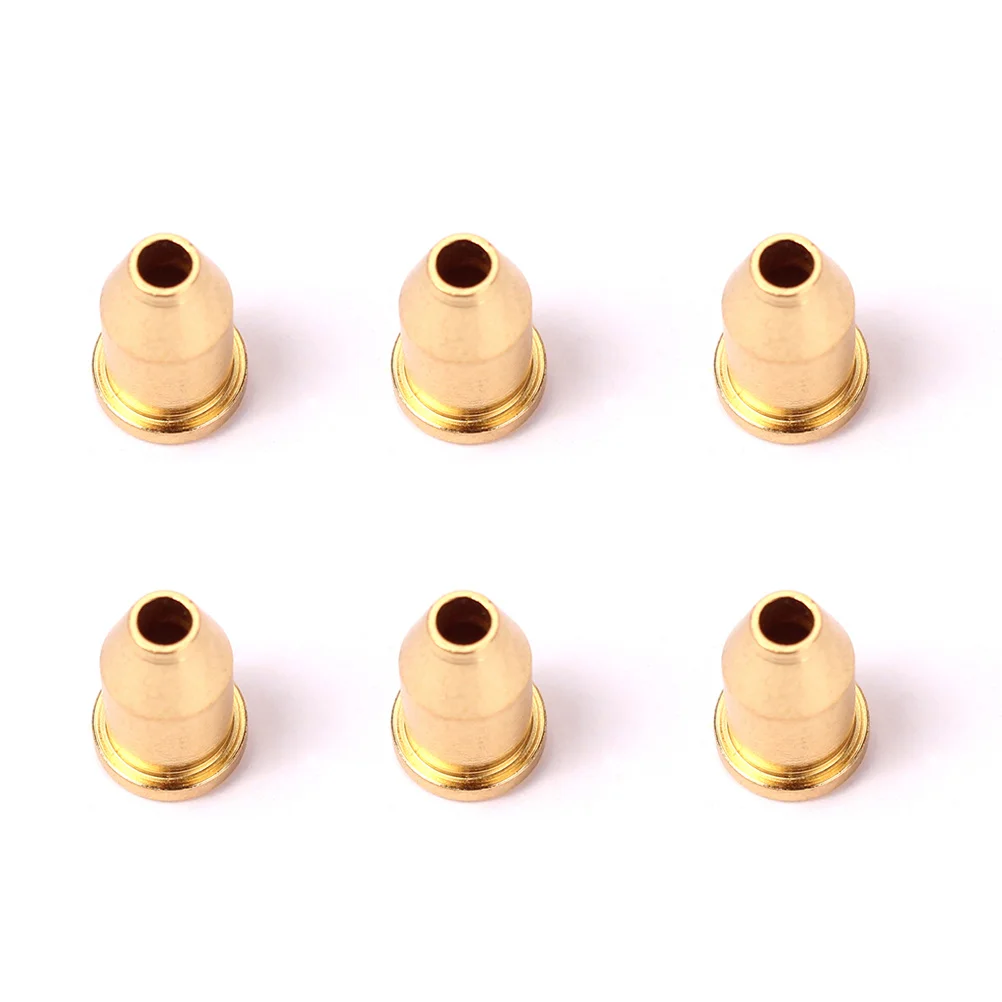 

6 Pcs Guitar String Buckle Caps Accessories Through Body Ferrules for Bass Compatible with Existing Guitars