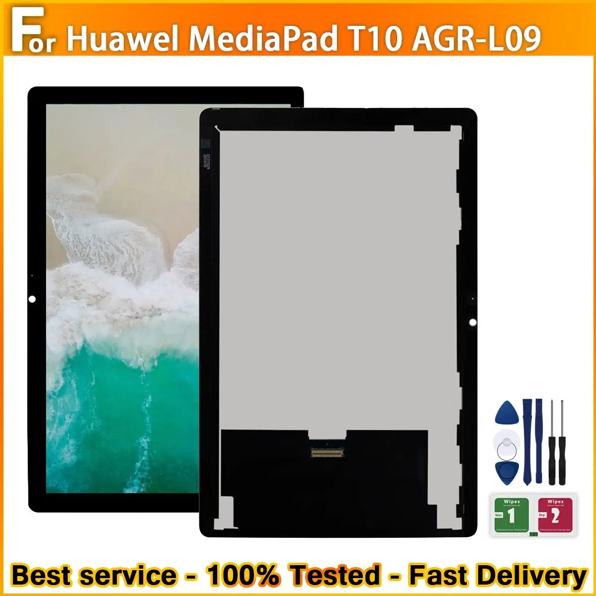 LCD Display For Huawei Matepad T 10 T10/Honor Pad X6 AGR-W09 AGR-AL09 AGR-L09 LCD Display Touch Screen Digitizer Assembly