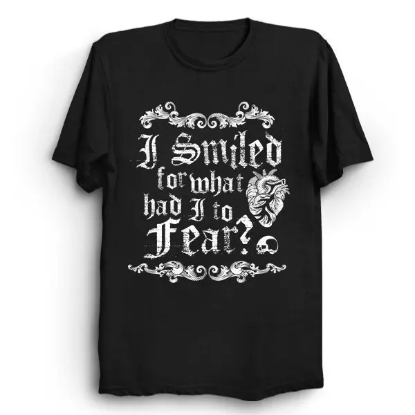 Telltale Heart Gothic Horror Book Quote T Shirt Vintage Distressed Poe Goth Emo