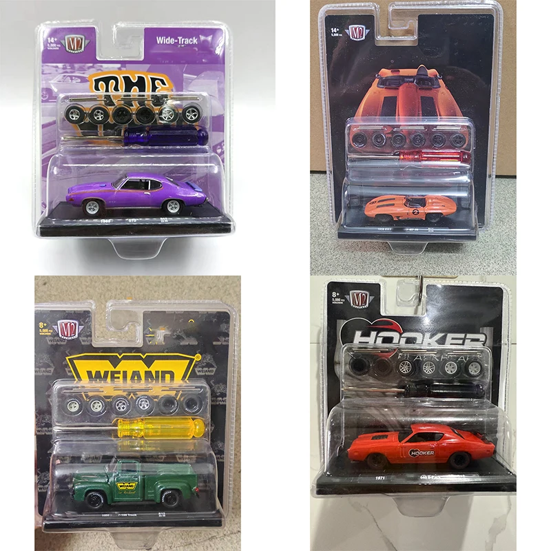 

M2 Machine 1:64 Моделирование пикапа Спортивный автомобиль Эксклюзивная серия колес Модель автомобиля из сплава Коллекция украшений Ограниченный выпуск