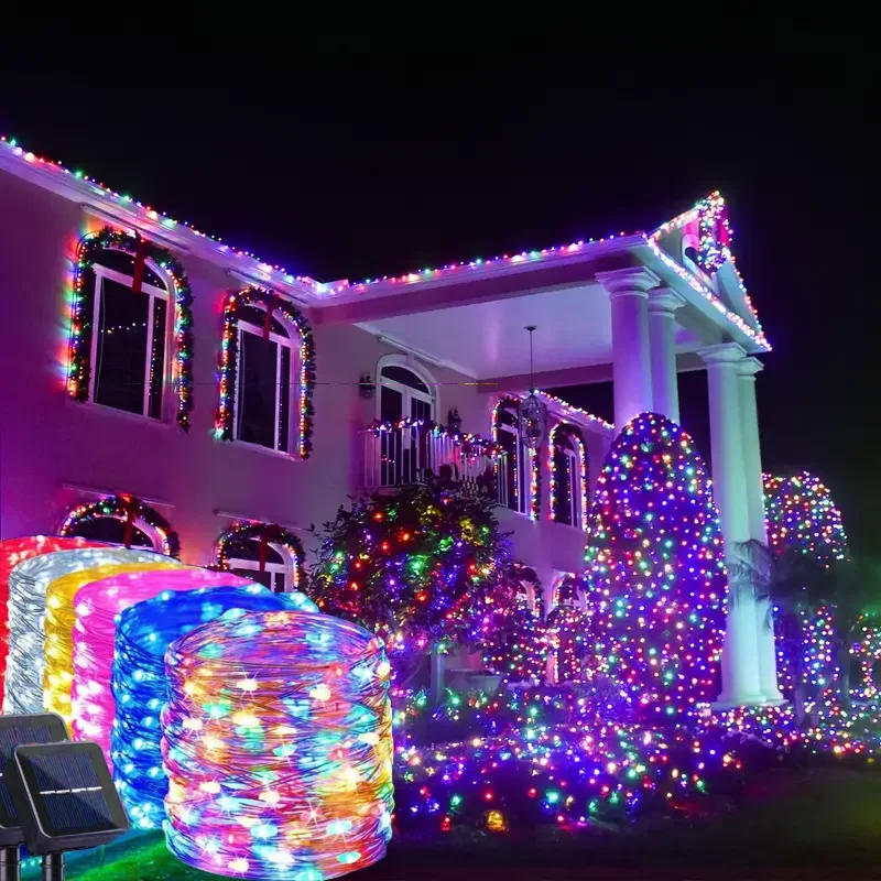 

32M300Leds Solar LED Light Outdoor Festoon Lamp Garden Solar Fairy Light String Waterproof Christmas Garden Decoration Outdoor