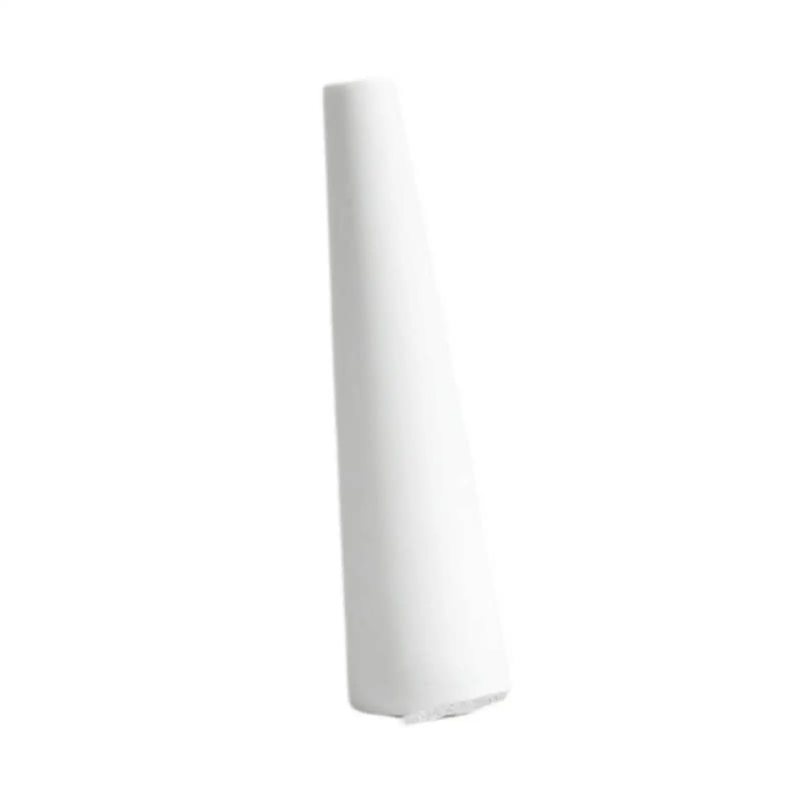 Decorative Vase Ceramic Tabletop Ornament Matte White Centerpiece for Dining Table Housewarming Gift Home