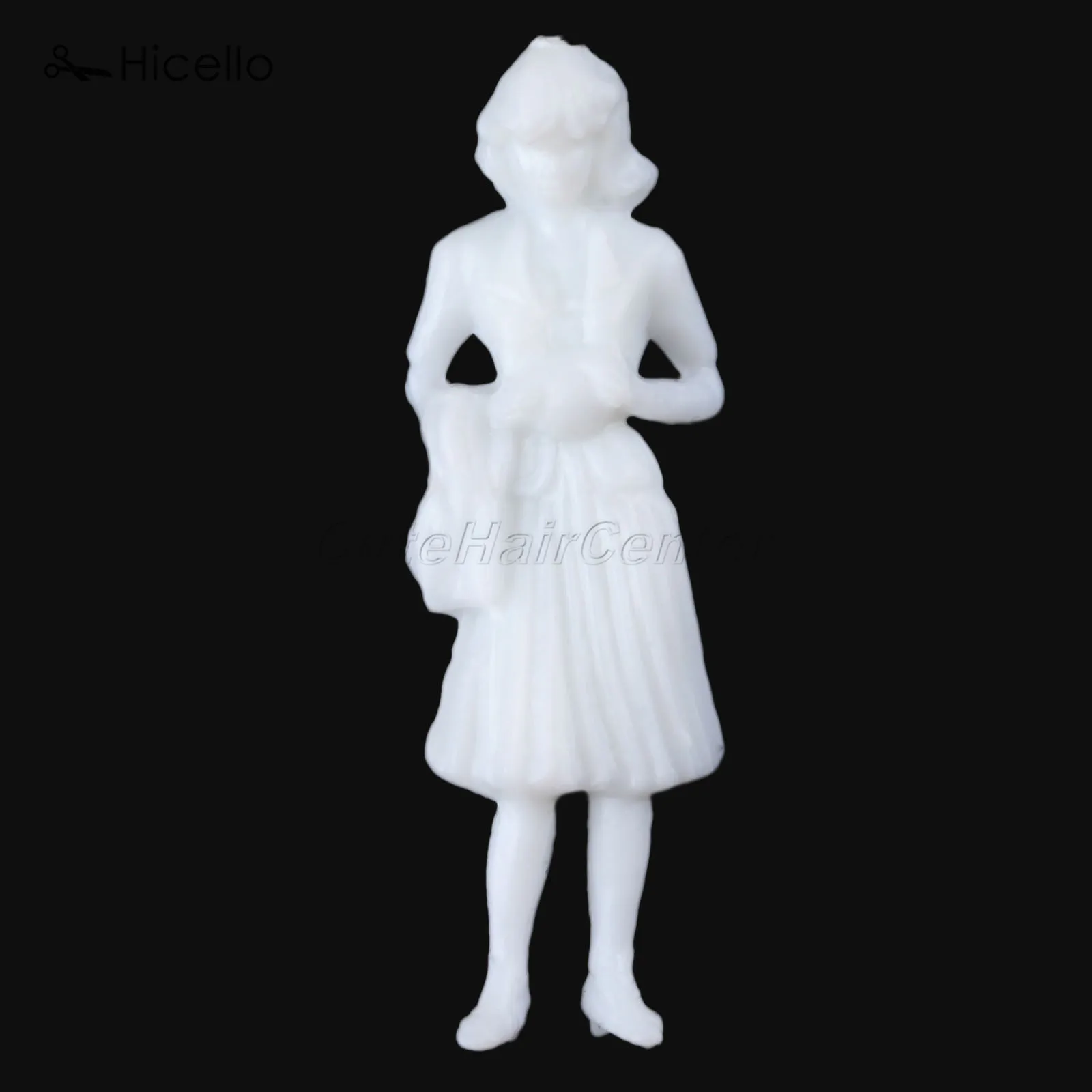 100pcs Plastic White Model People 36mm/18mm/13mm Miniature Figures Little Human Architectural Scene DIY 1:50 1:100 1:150 Scale