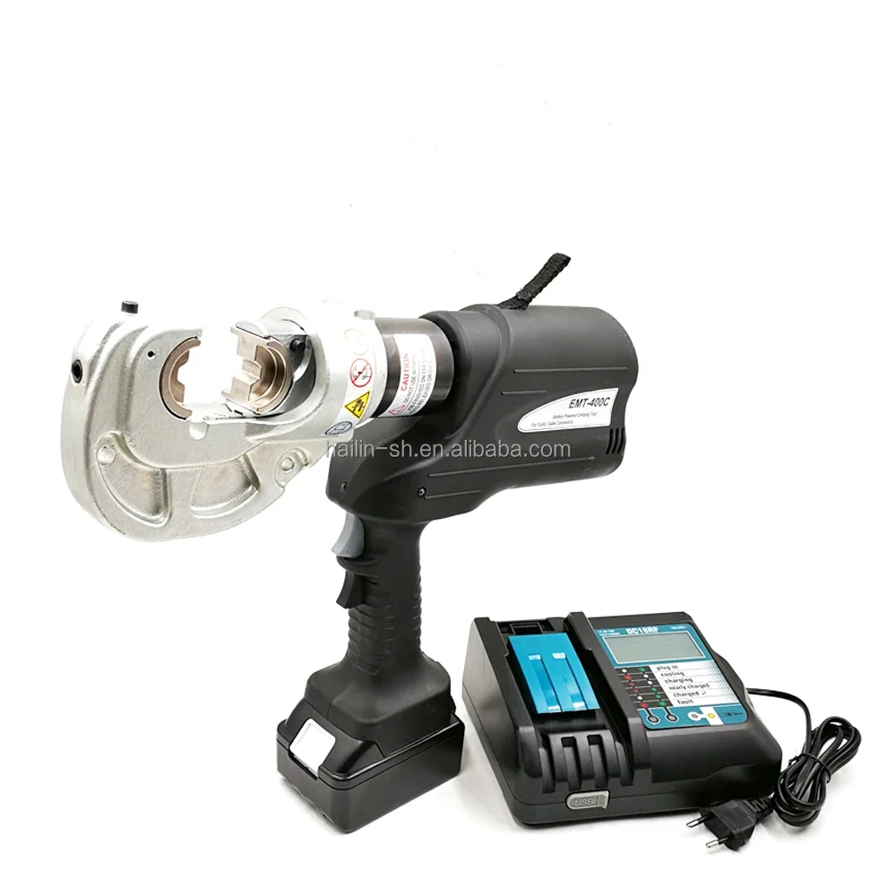 Batterij krimpgereedschap EMT-400C hydraulische kabel draad crimper handmatige kabel draad connector krimpgereedschap