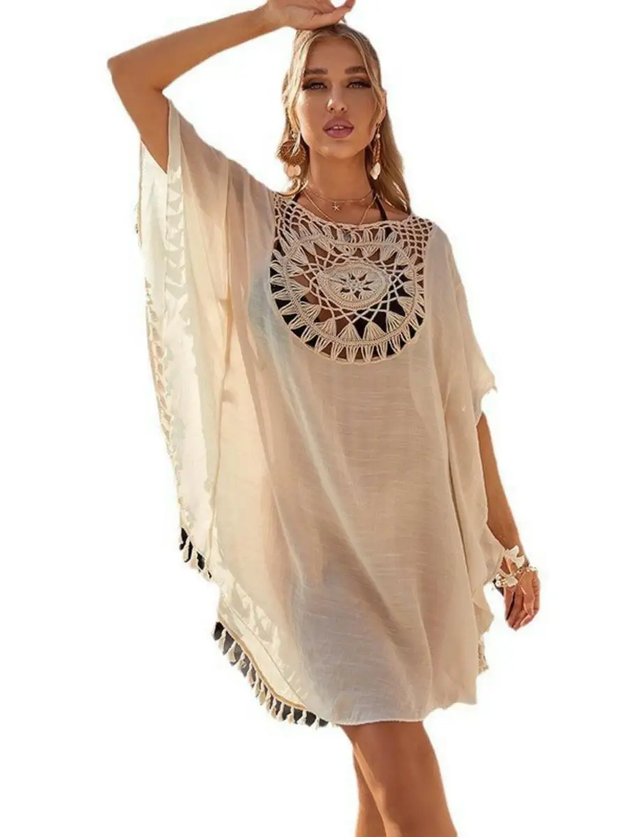 Damen-Bikini-Vertuschung Dr. Beach irt Faion Damen Sport Yoga Fitness Fans Supplies Schwimmen Beachwear Oberbekleidung